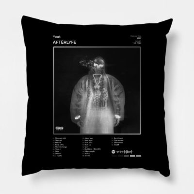 Yeat Aft Rlyfe Tracklist Album Throw Pillow Official Yeat Merch