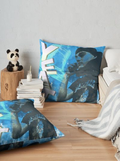 Yeat Rapper Throw Pillow Official Yeat Merch