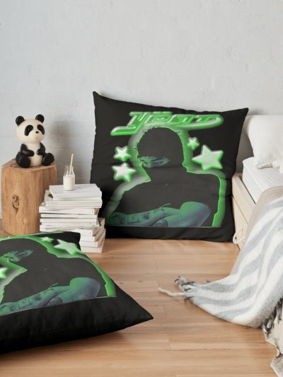 Yeat Rapper Throw Pillow Official Yeat Merch