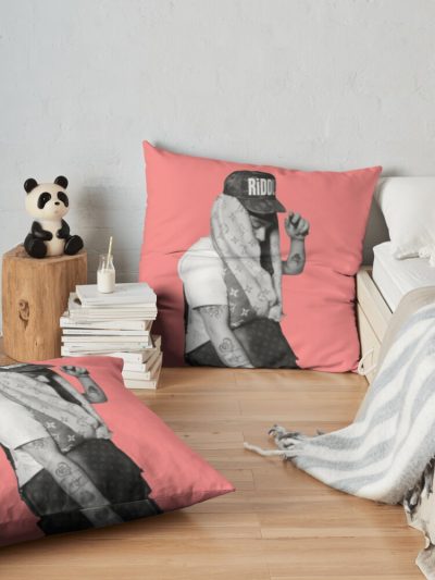 Yeat The Pioneer Of Music Throw Pillow Official Yeat Merch