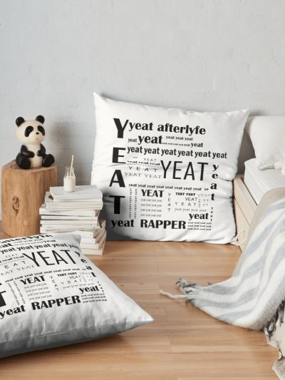 Yeat Throw Pillow Official Yeat Merch