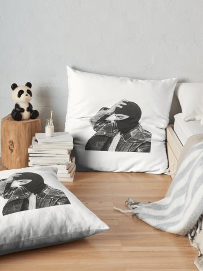 Headache Throw Pillow Official Yeat Merch