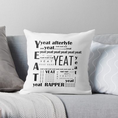 Yeat Throw Pillow Official Yeat Merch