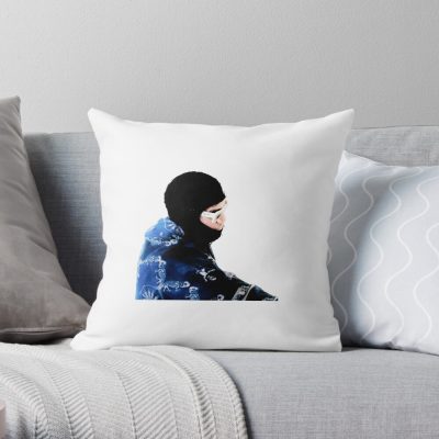 Black Beanie Throw Pillow Official Yeat Merch