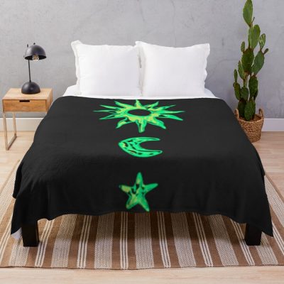 Stylized Yeat Logo Design Throw Blanket Official Yeat Merch