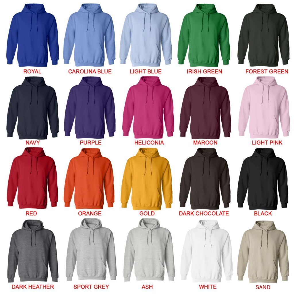 hoodie color chart - Yeat Merchandise