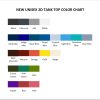 tank top color chart - Yeat Merchandise